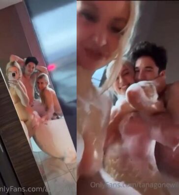 tana mongeau nude bathtub threesome onlyfans video leaked rzists 364x396 1