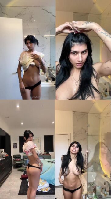 mia khalifa nude bathroom onlyfans livestream leaked owngkv 364x650 1