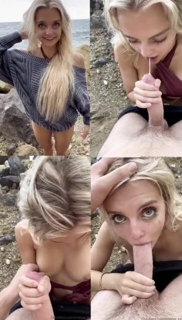 trippie bri topless beach blowjob onlyfans video leaked pnepqq 364x640 1