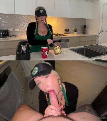 wettmelons nude starbucks role play onlyfans video leaked egemar 364x409 1