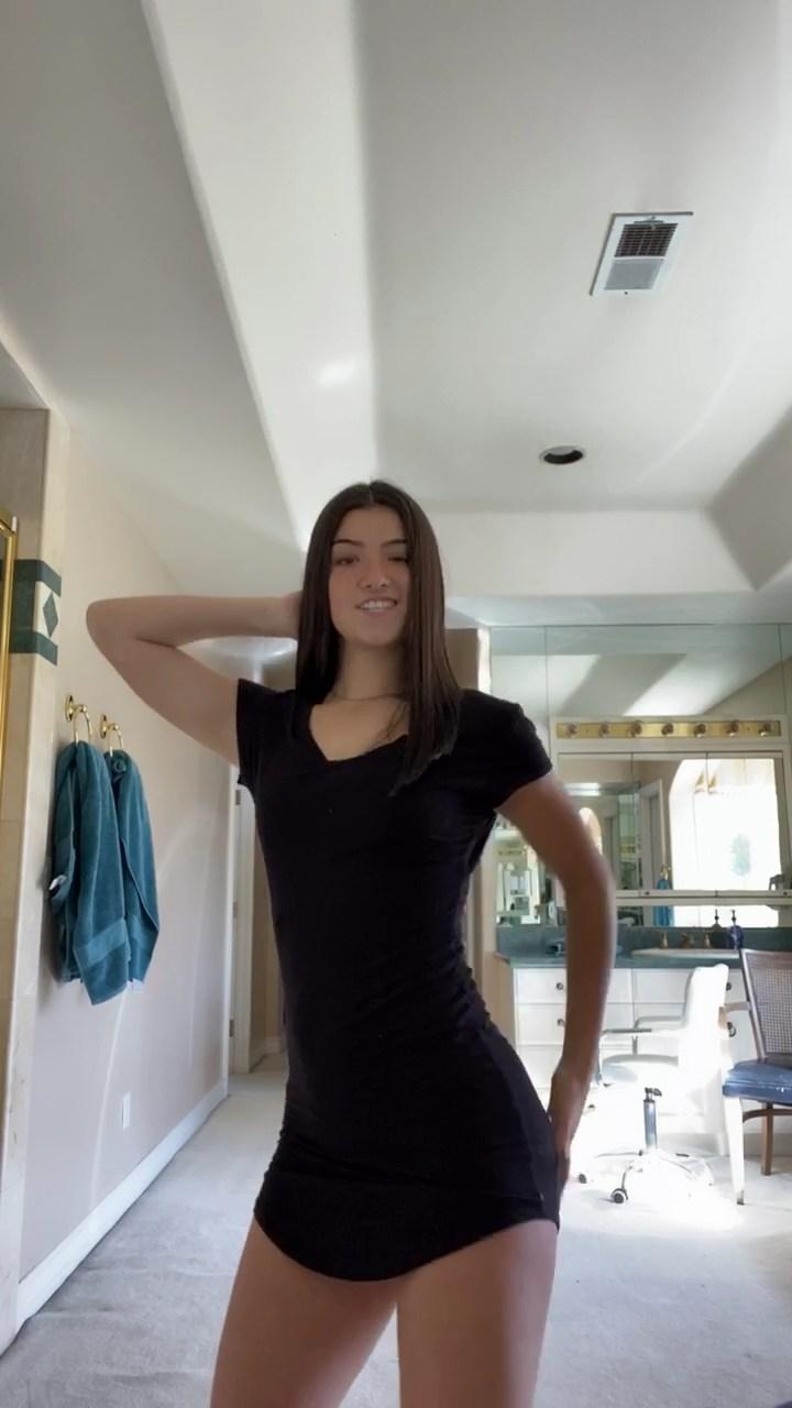charli damelio see through mini dress dance video leaked rkhctc