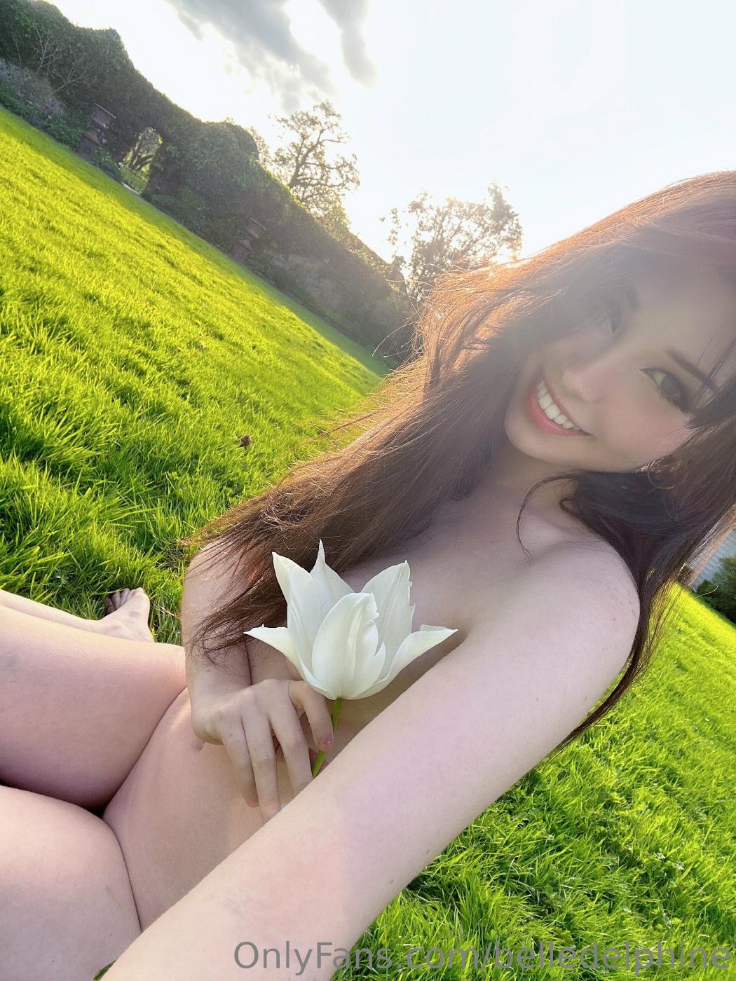 belle delphine naked in the garden onlyfans set leaked htjqso