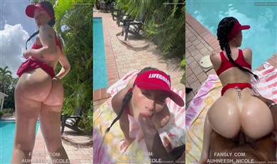 lifeguard auhneesh nicole takes a break for bbc