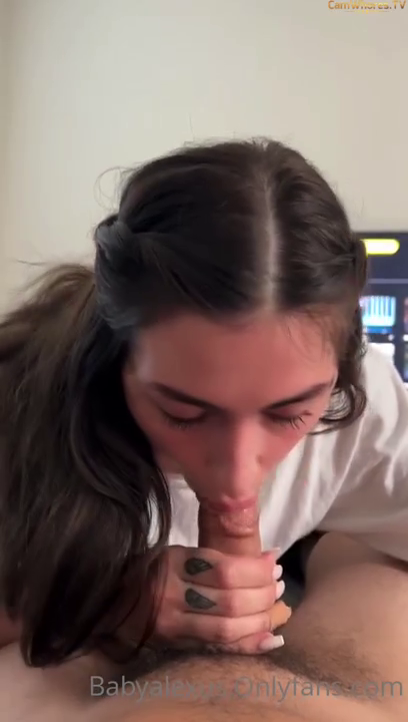 hot brunette alexus gives head before sleeping video leaked 3