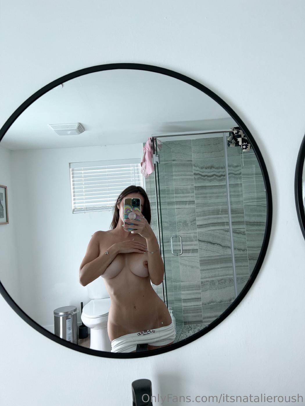 natalie roush nipple tease bathroom selfie onlyfans set leaked wddplu